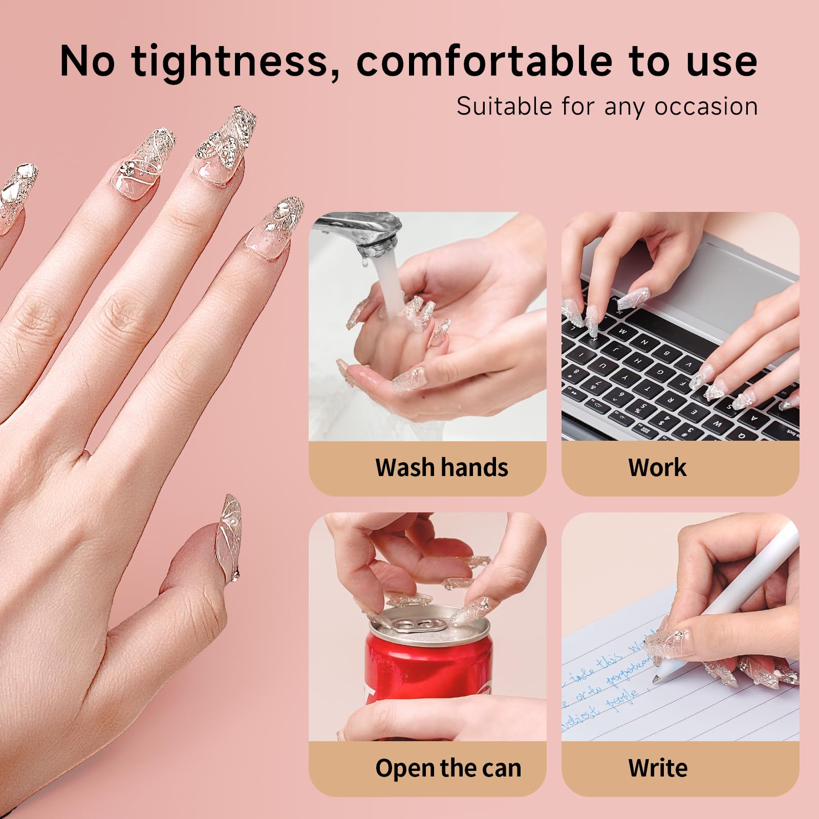 Gosojam Colle Ongles – Capacité de 10 g, économique pour plusieurs poses.