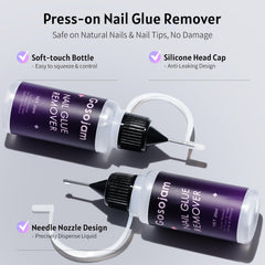 Gosojam dissolvant colle ongles action rapide pour enlèvement efficace.