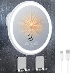 Miroir Gospire chauffant anti-brouillard pour une vue nette lors du rasage