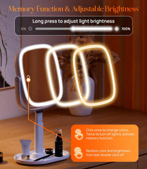 Miroir Gospire offre 1X et 10X pour les détails