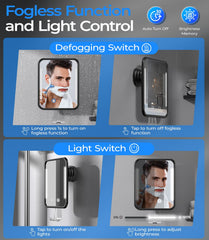 Rotation de 80° sur le miroir pour un angle de vue optimal.