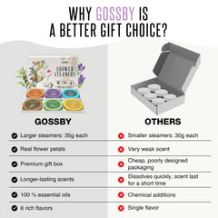 GOSSBY Eucalyptus steamer emphasizes refreshing clarity for a bright start.