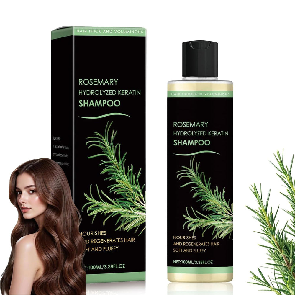Goswar Shampoing Romarin – bouteille prête à l’emploi pour le cuir chevelu.