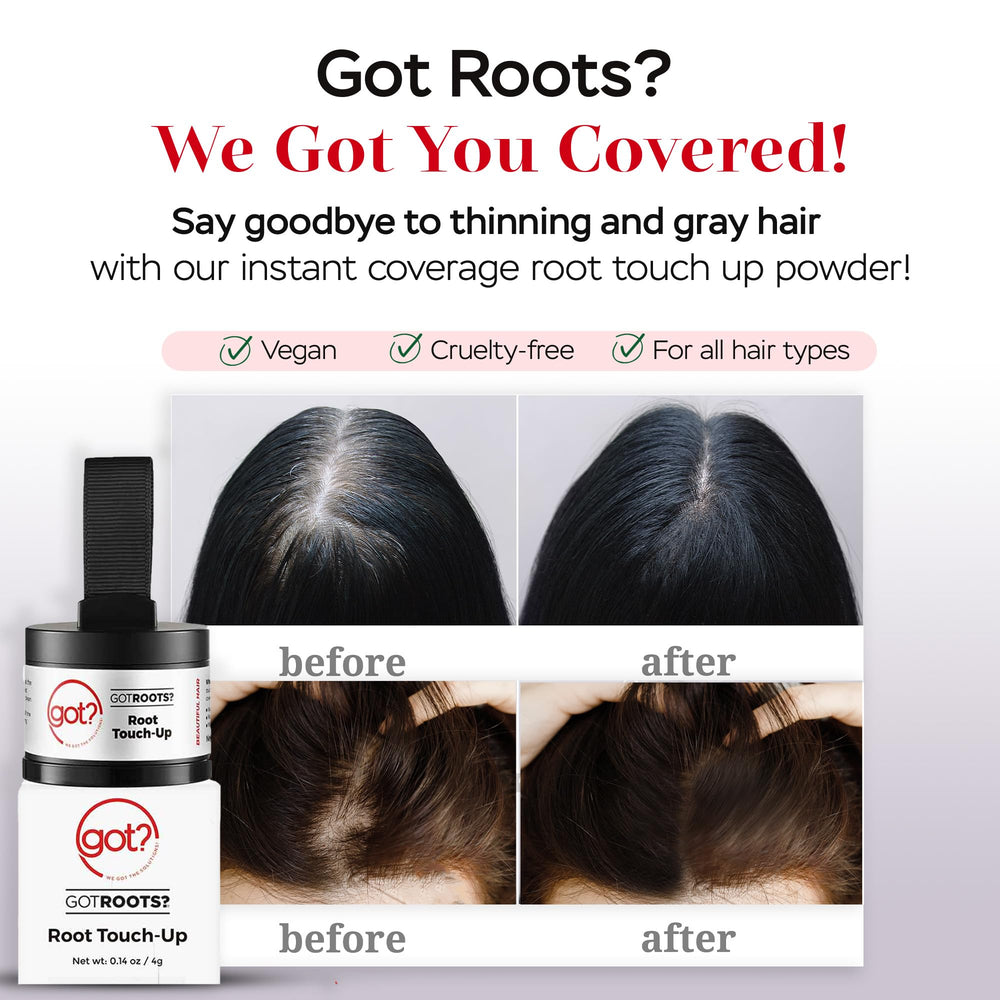 Got? Roots: poudre couverture ligne des cheveux pour un fini discret