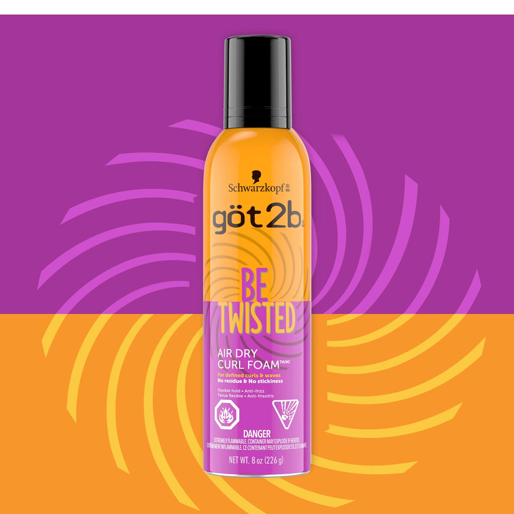Got2b Be Twisted – finition naturelle sur cheveux séchés à l’air.