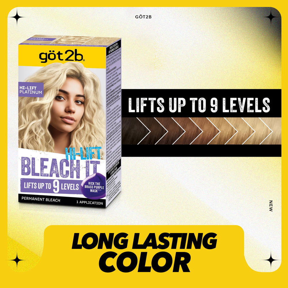 Booster sachet Got2b Bleach It Hi-Lift Platinum pour ajuster l’intensité