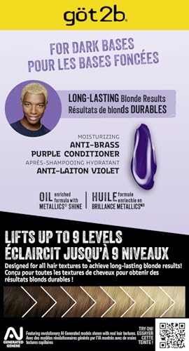Développeur Got2b Bleach It Hi-Lift Platinum injecté dans le tube