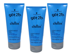 Got2B Chillin Gel bouteille: texture légère pour coiffure rapide et brillante.