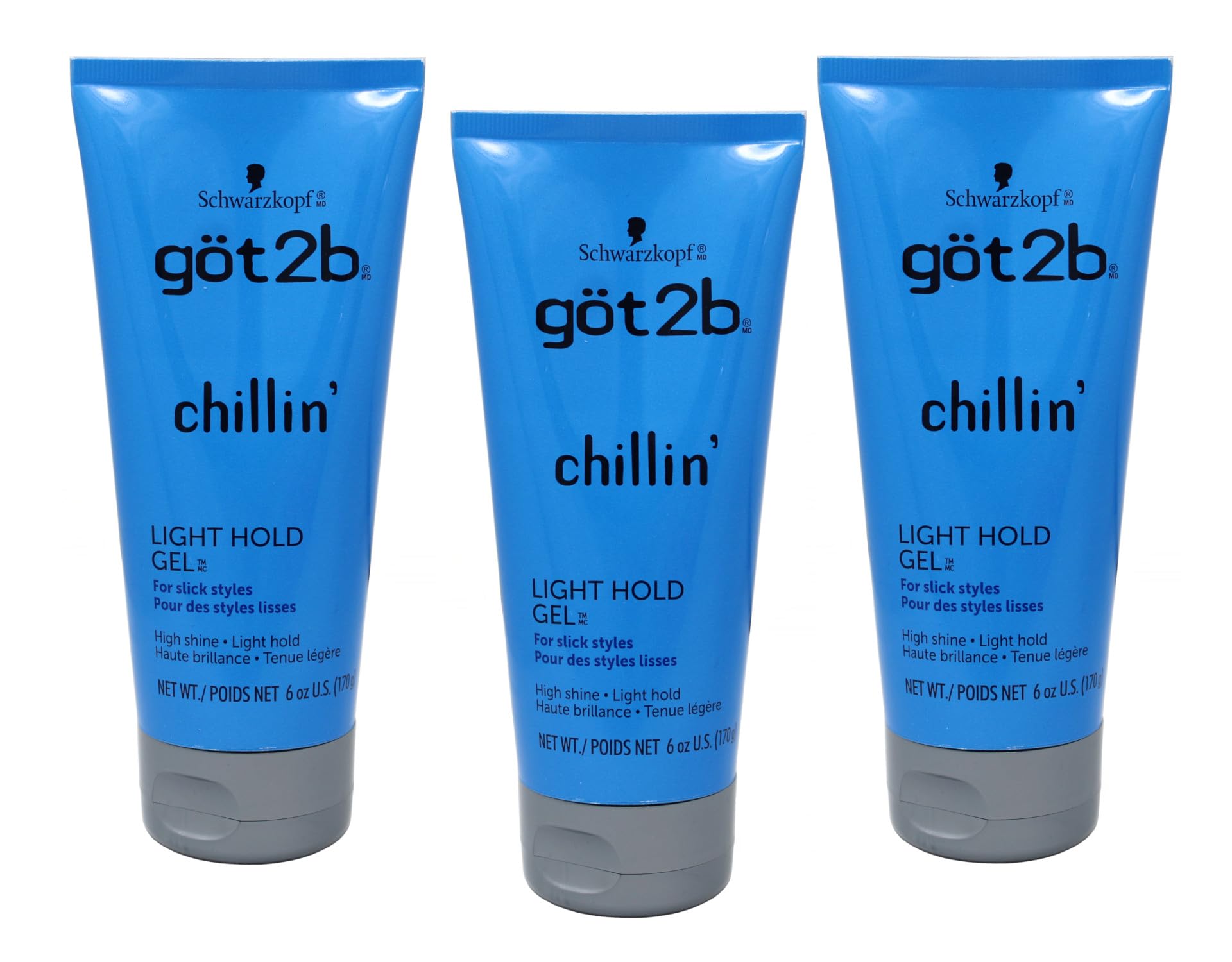 Got2B Chillin Gel ensemble-3-flacons: pack pratique pour toute la famille.