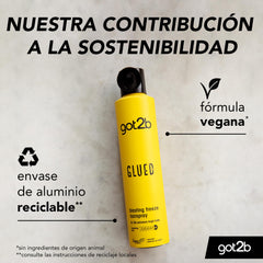 Got2B Glued Blasting Freeze Spray — effet résistant aux intempéries pour une coiffure durable.