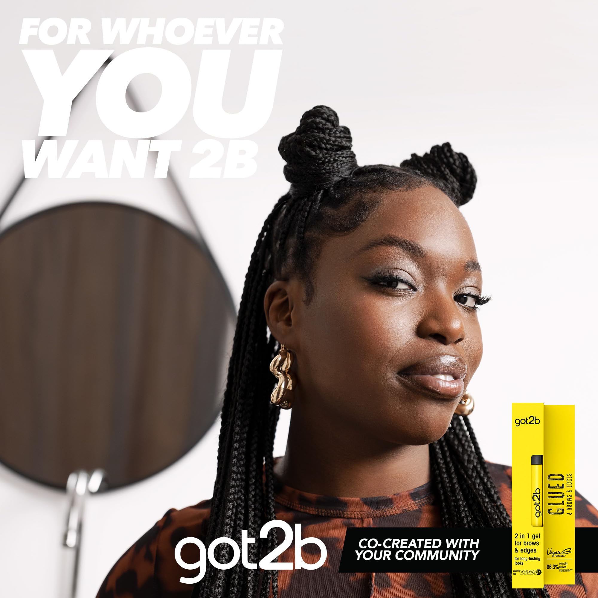 Got2B contours et sourcils 2-en-1, brosse précise pour ajuster.