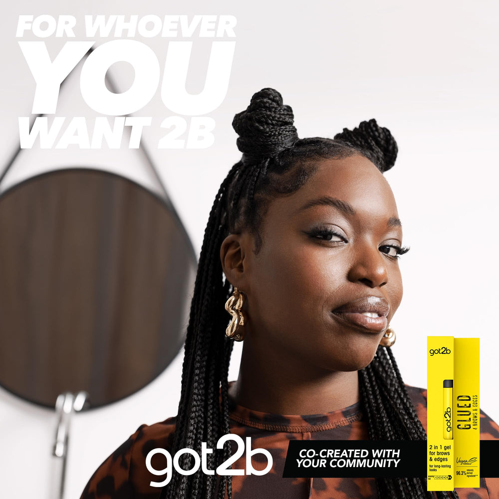 Got2B contours et sourcils 2-en-1, brosse précise pour ajuster.