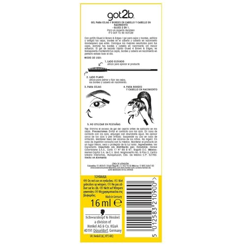 Got2B sourcils sèchent rapidement sans résidu.
