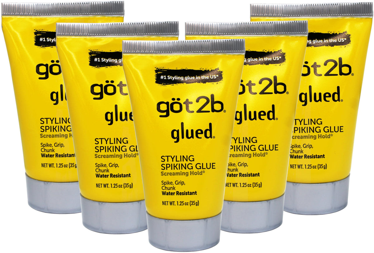 Got2B Glued — flacon 35 g, maintien extrême pour pics nets et durables.