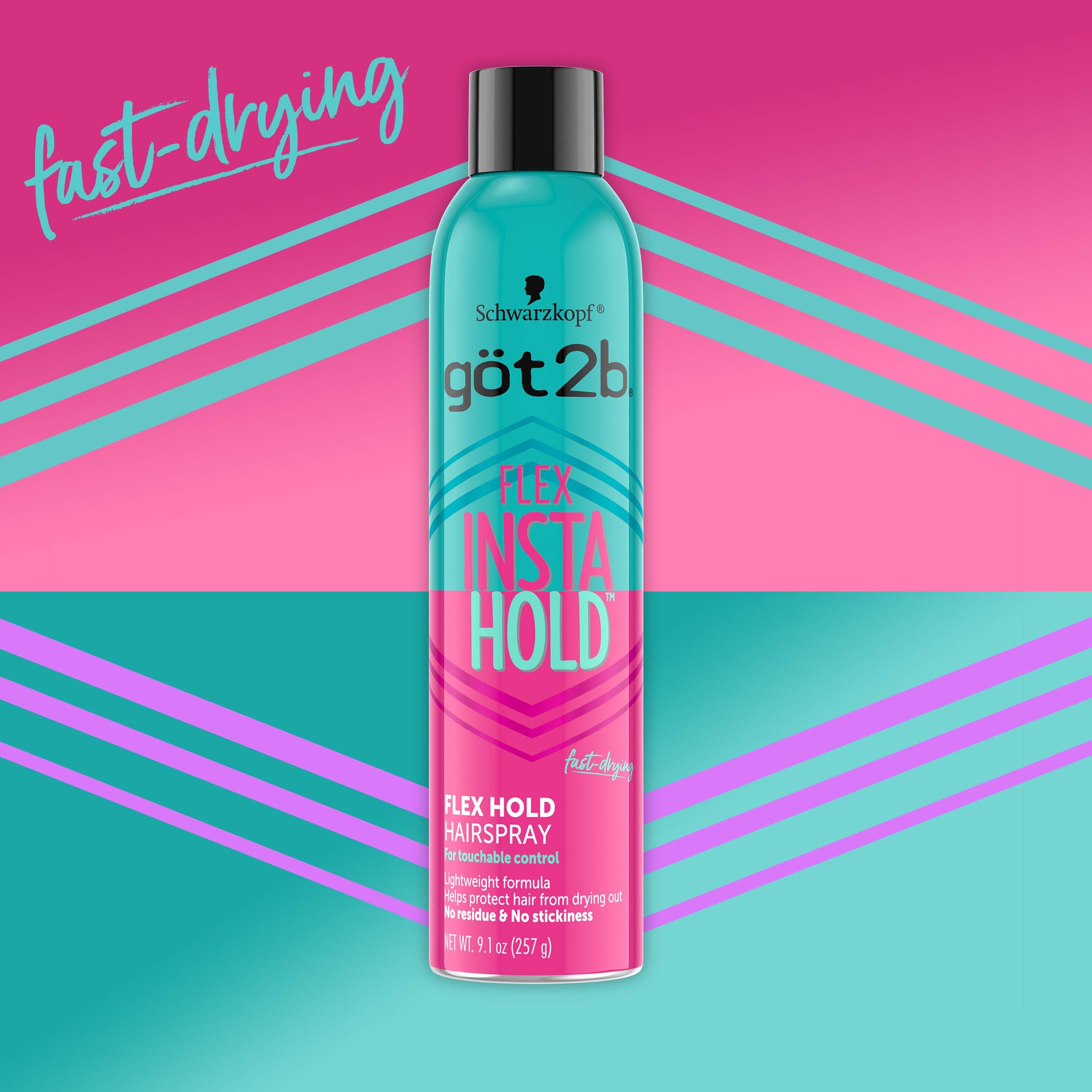 Got2b Insta Hold Flex nozzle close-up shows easy, even application.