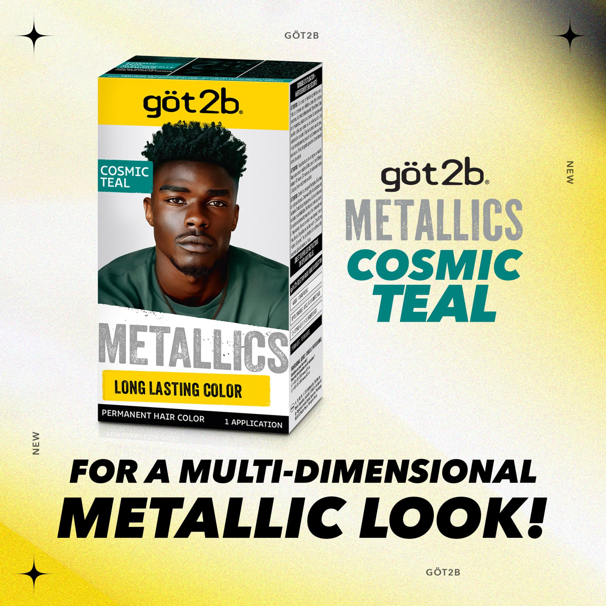got2b Metallics Cosmic Teal M75 – rendu métallique adaptable à votre style