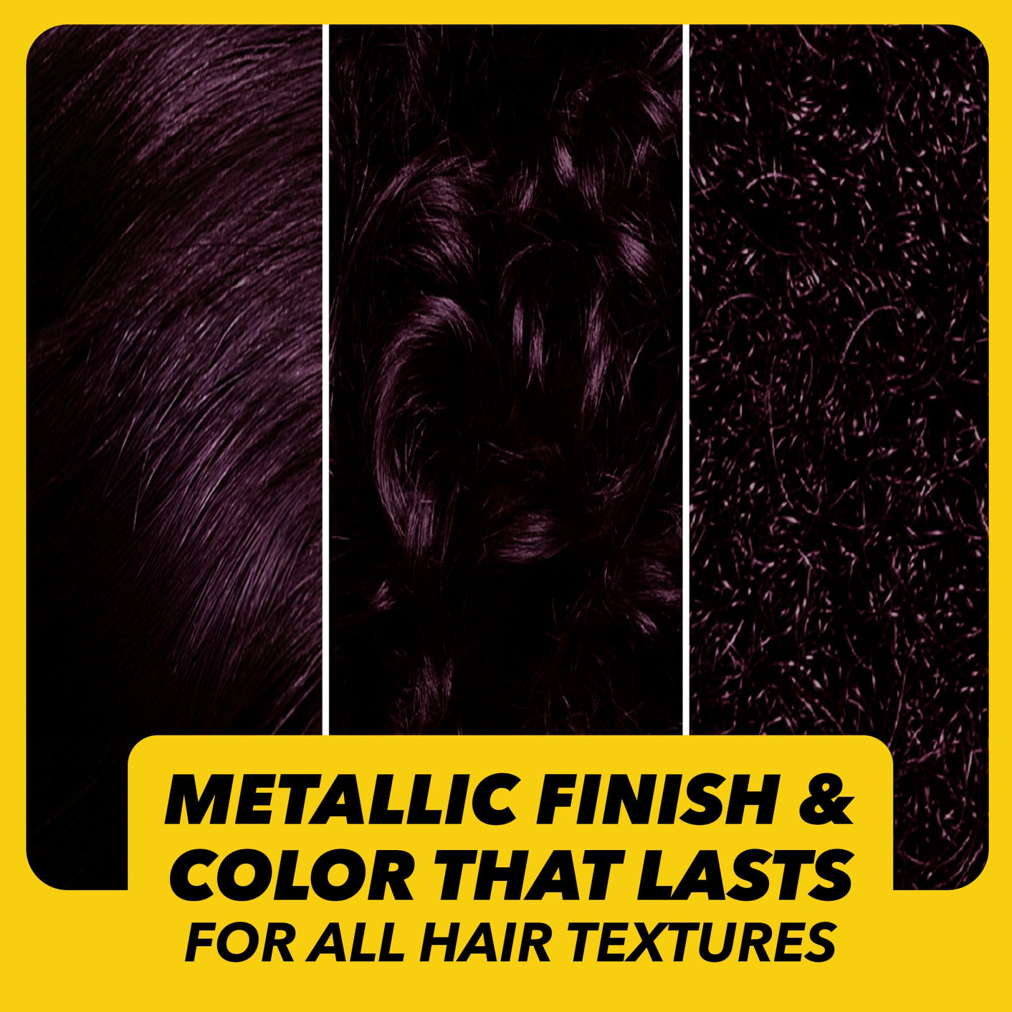 Crème colorante Got2B Metallics crée des nuances métalliques intenses.