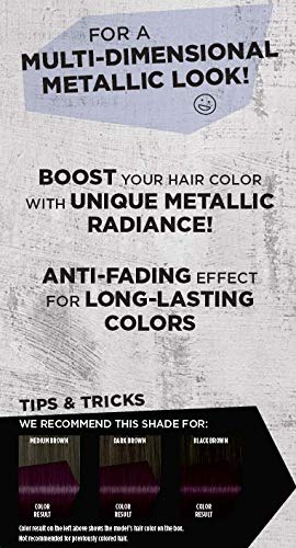 Got2b Metallics Smoky Violet Développeur — applicateur précis pour une couleur homogène.