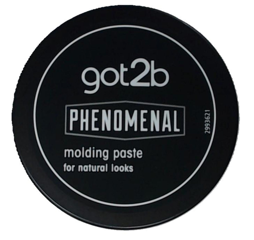 Got2b Phenomenal Pâte de coiffage – texture visible pour un style modulable et durable.