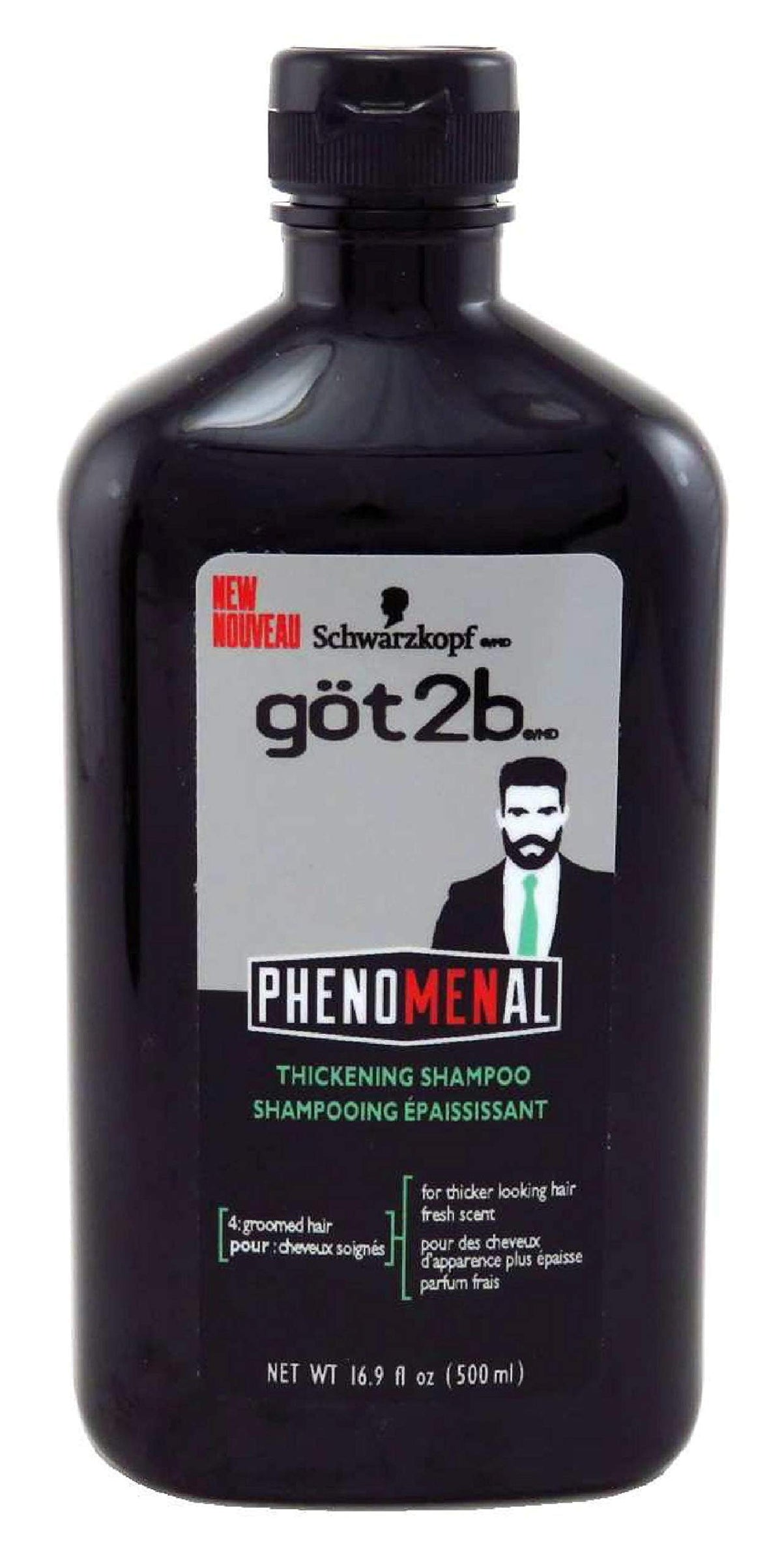 Got2B Phenomenal Shampoing bouteille : texture riche et parfum frais pour cheveux plus épais
