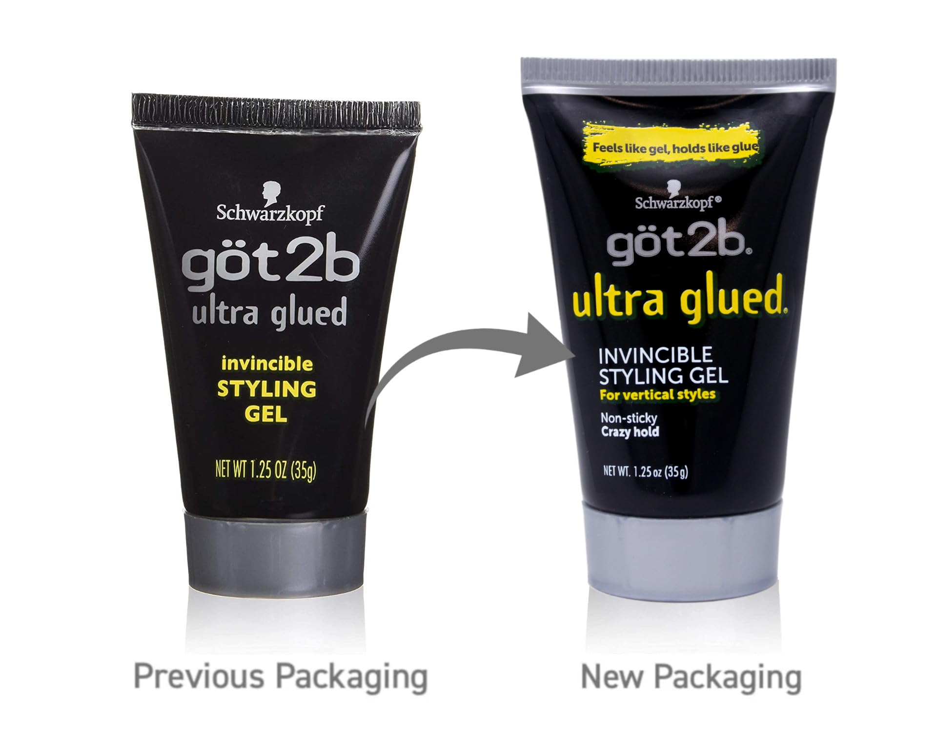 got2b gel invincible - cheveux bien maîtrisés après utilisation