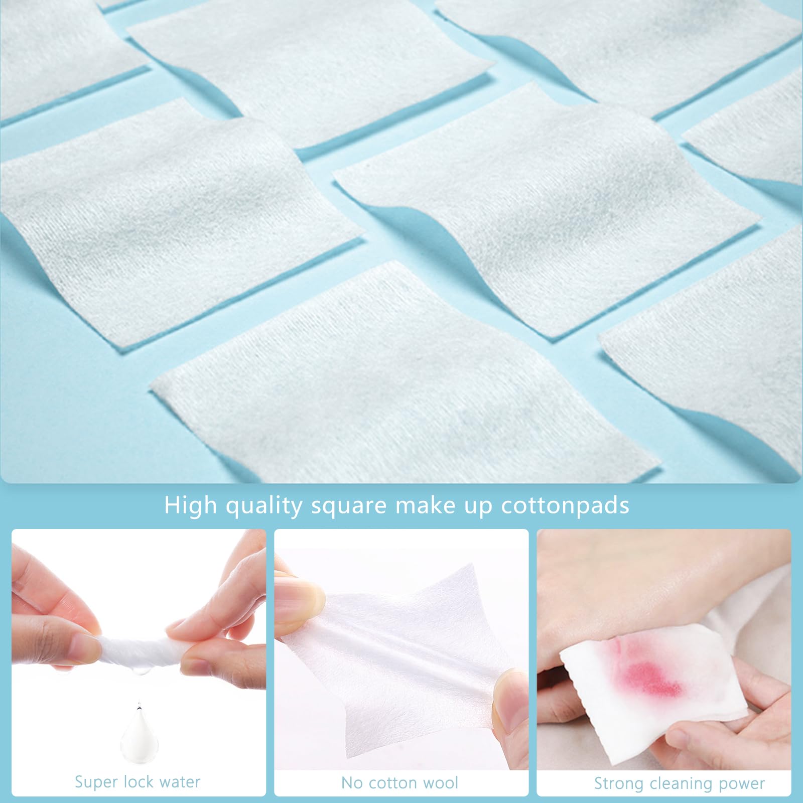 GothicBride disques coton fins pour démaquillage quotidien et nettoyage facile.