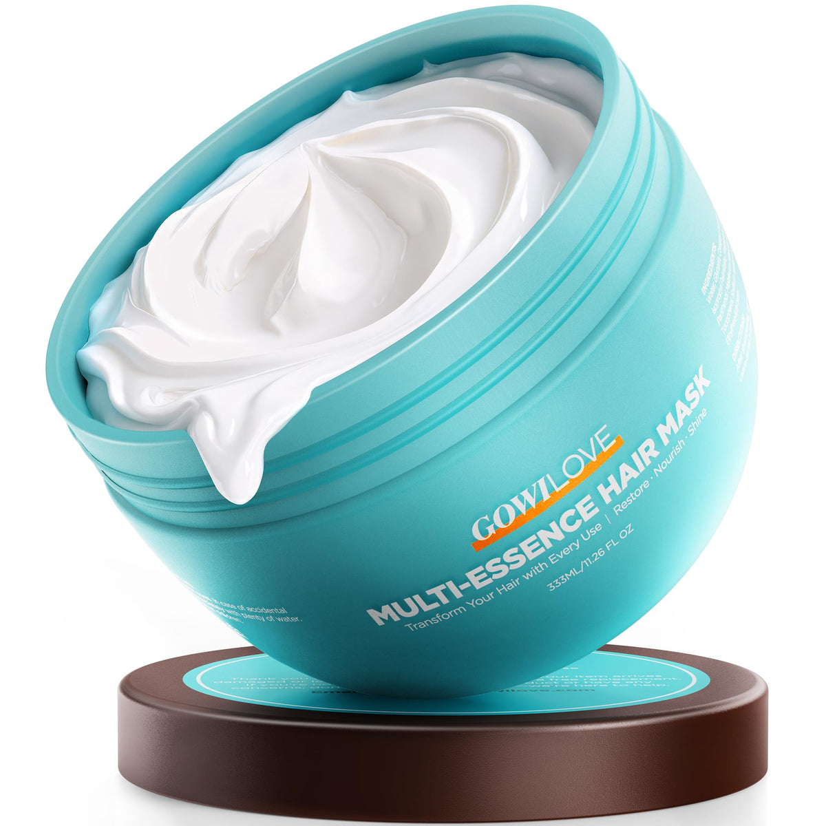 GOWILOVE 5X masque capillaire avec 5 huiles botaniques pour nourrir en profondeur