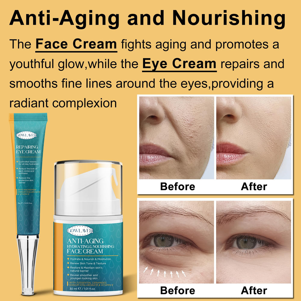 Crème visage GOWLAVER: hydratation légère et éclat naturel.