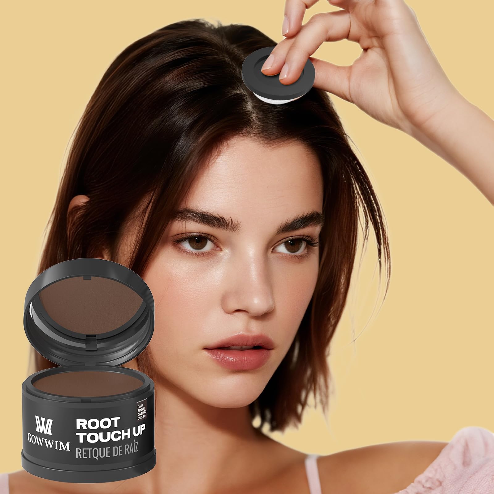 gowwim Poudre Ligne Capillaire Café Clair – ingrédient cire d’abeille source naturelle