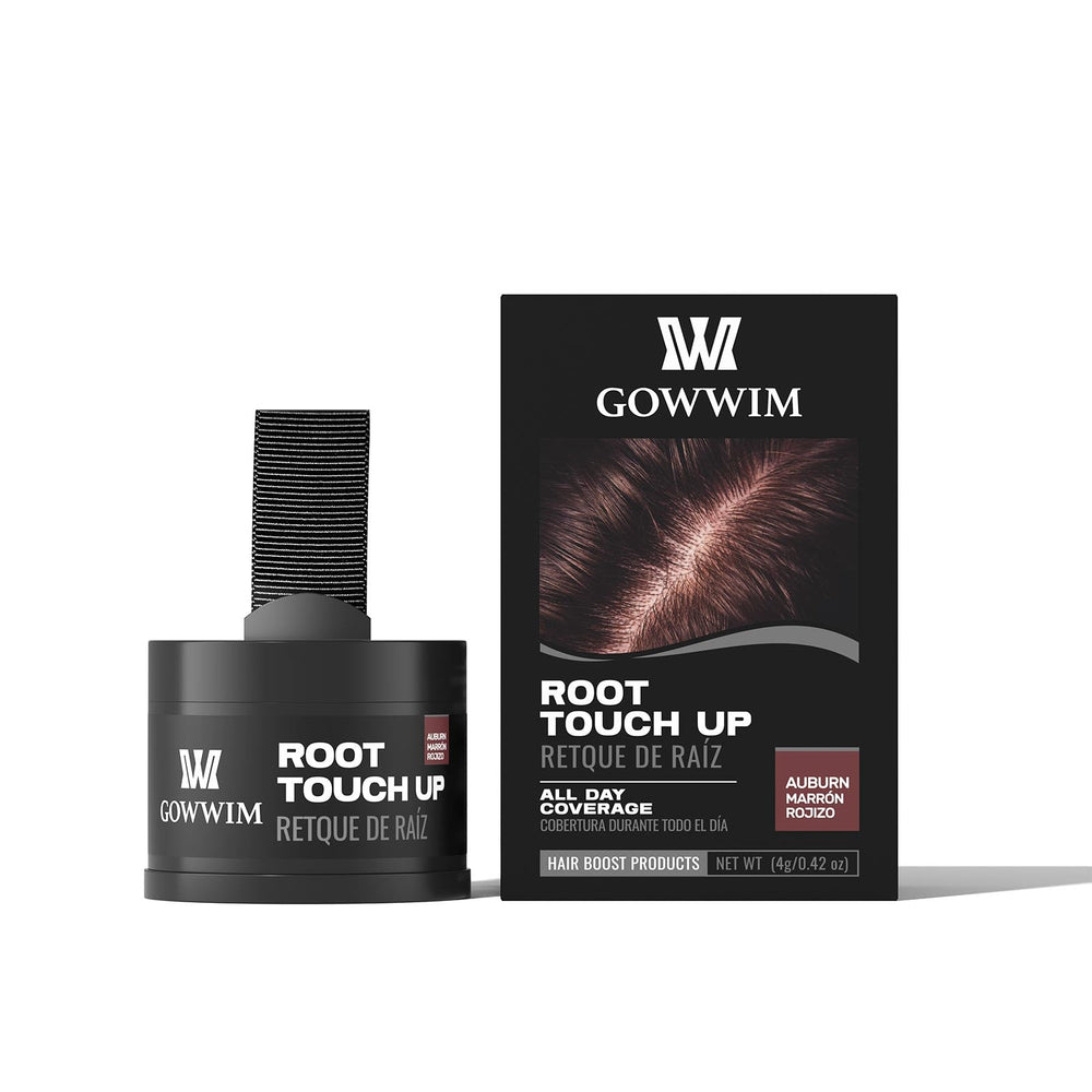 gowwim poudre racines auburn couvre rapidement les repousses gris.