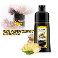 Gowwim noir gingembre, application mousse pour une couverture homogène.