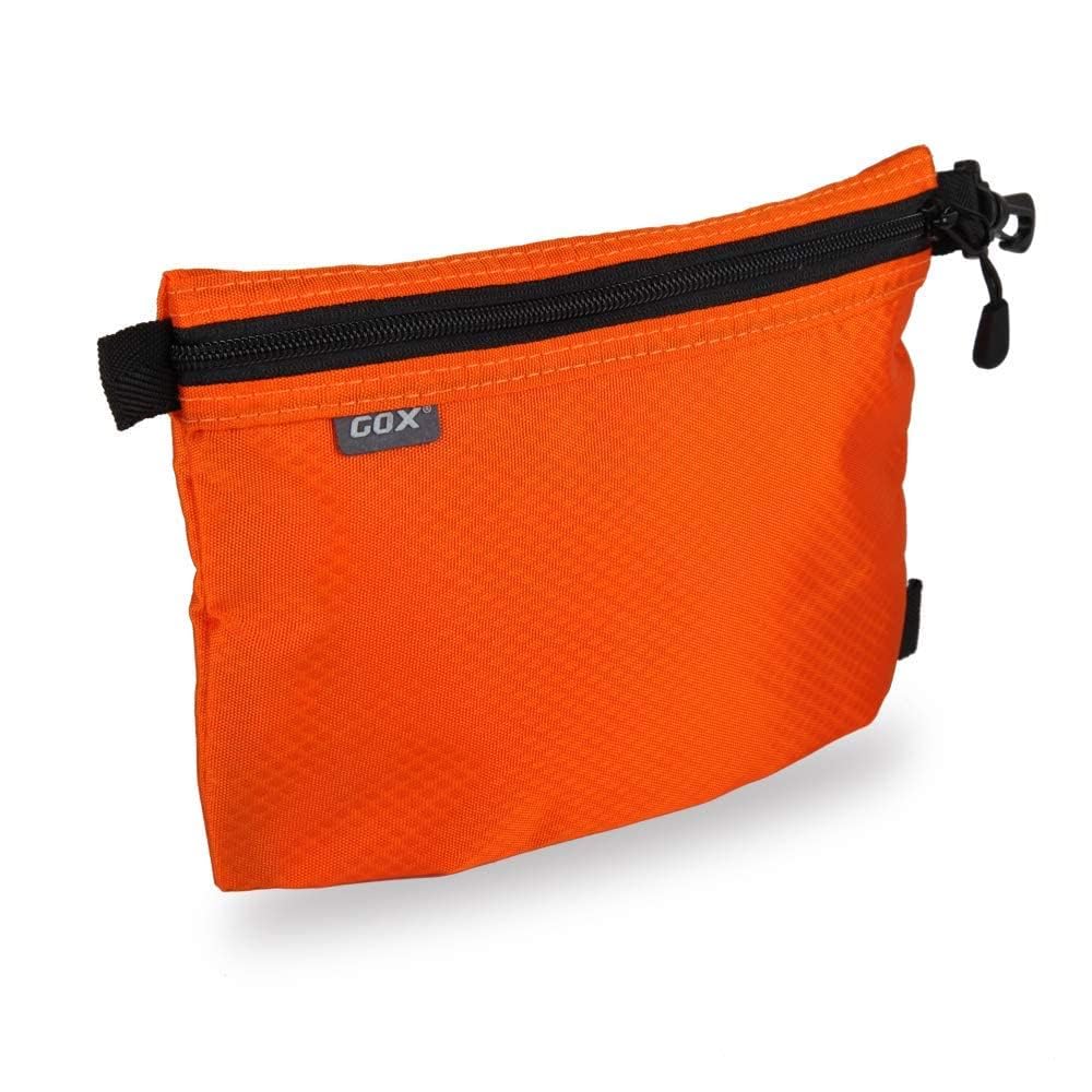 GOX pochette toilette homme compacte orange, vue extérieure pratique en voyage