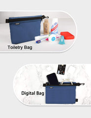 GOX sac toilette voyage base large, offre espace pour plus d'essentiels.