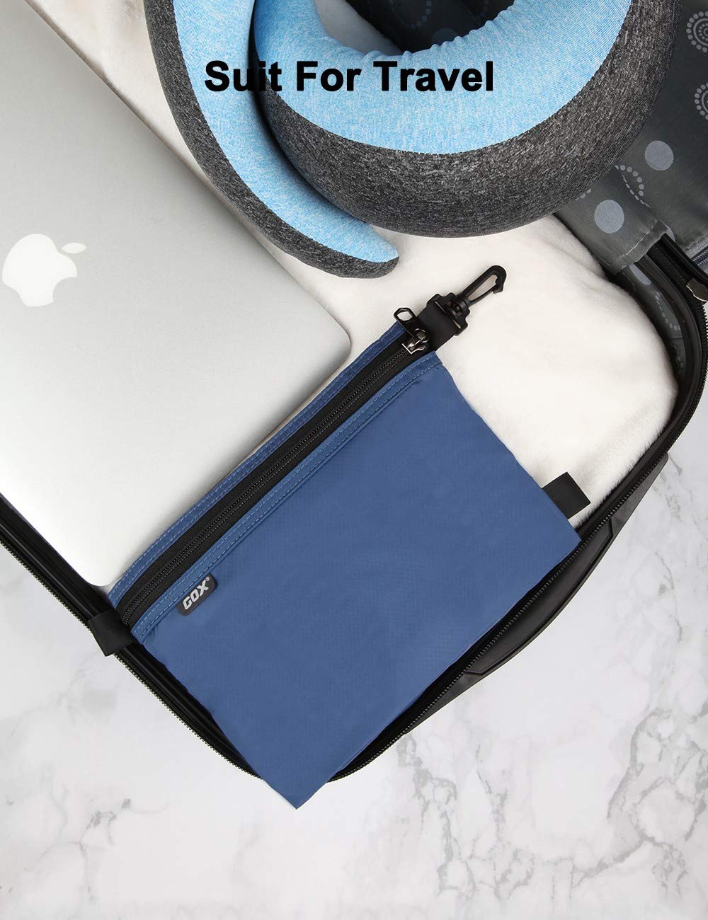 GOX sac toilette voyage compartiment numérique pour câbles et accessoires.