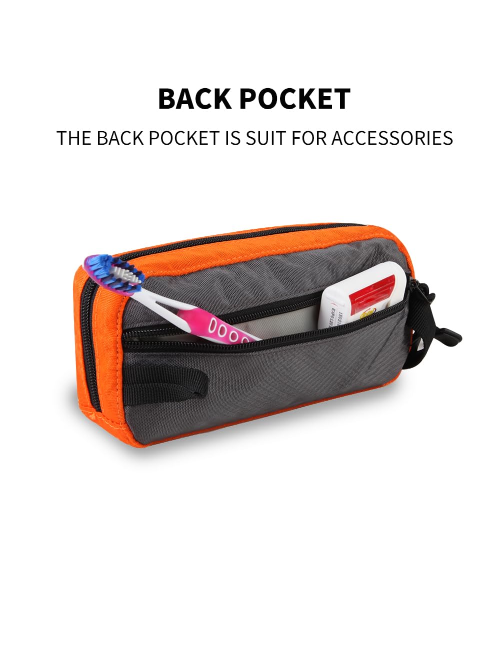 GOX Trousse avec fermeture YKK durable pour une utilisation longue.