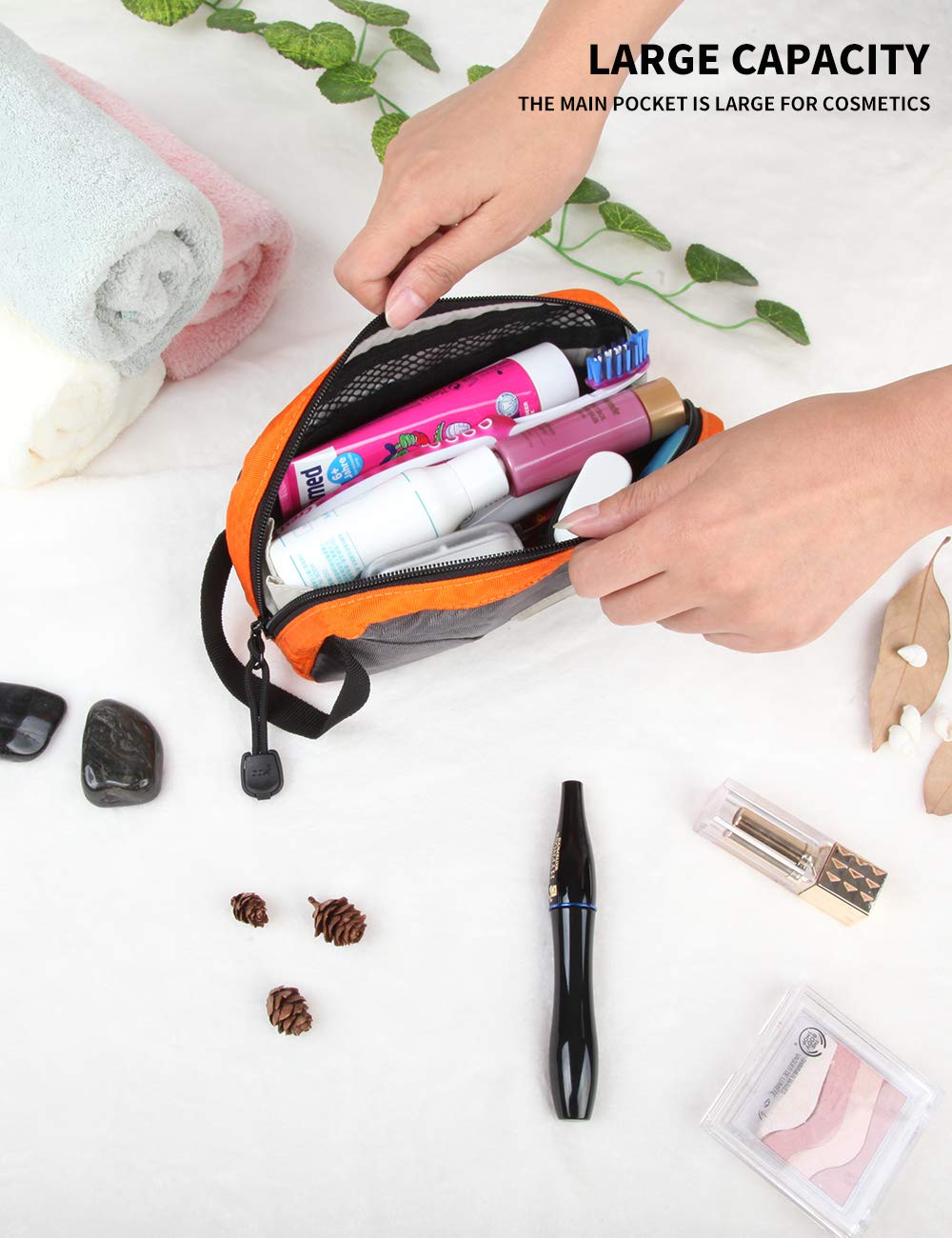 GOX Trousse en nylon 420D durable pour voyages fréquents.
