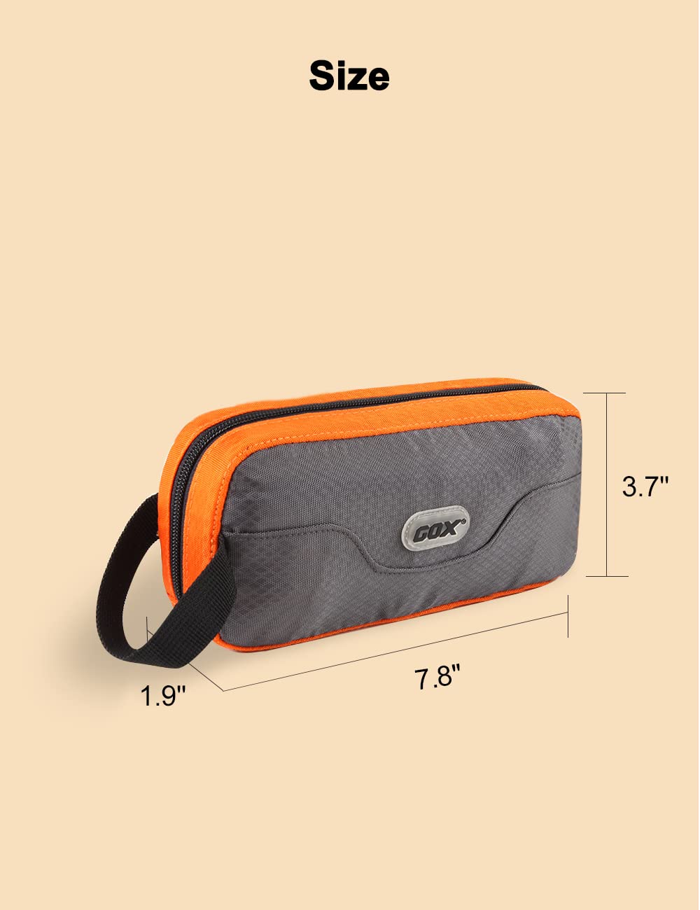 GOX Trousse compacte et légère idéale pour voyages courts.