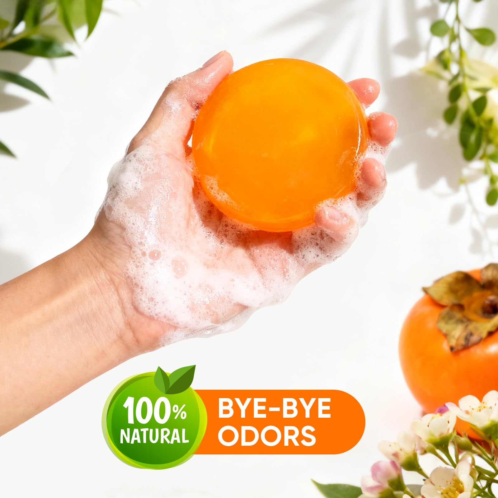 GPP Savon Persimmon barre naturelle et non irritante.