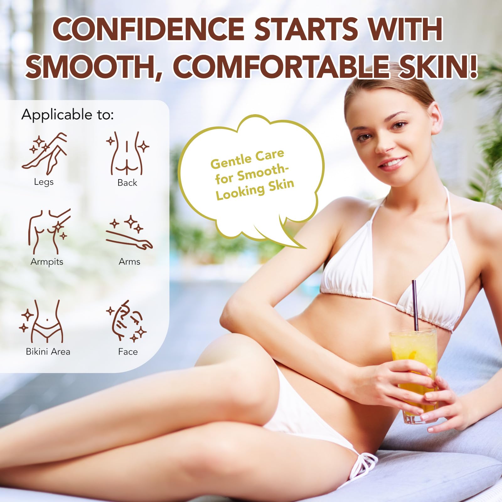 GPUPFJPW Cyperus Rotundus – zone bikini, soin polyvalent pour la peau.