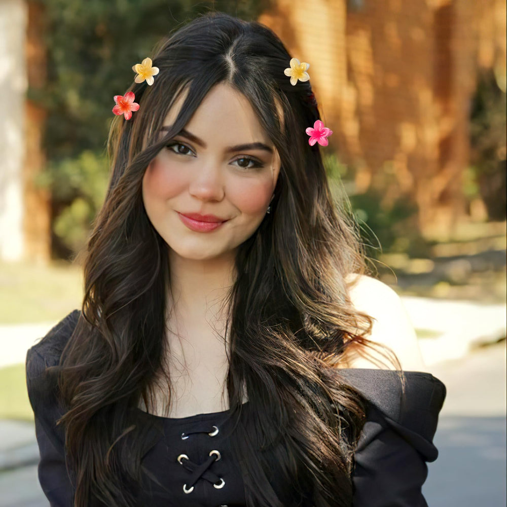 GQLV accessoires cheveux fleurs multicolores, accents colorés pour toutes les tenues.
