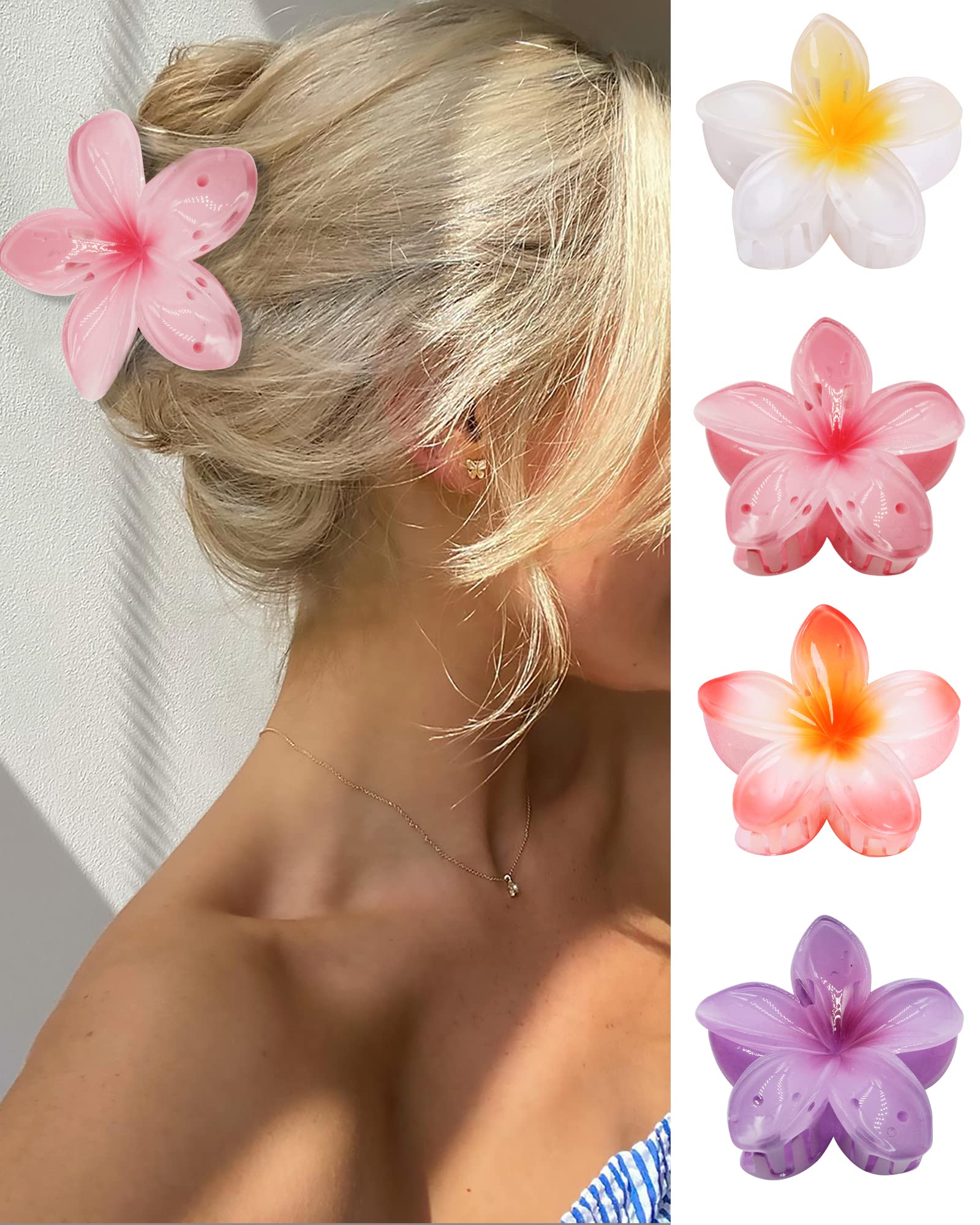 Pinces fleurs GQLV – gros plan, conception 3D élégante, maintien sûr toute la journée.
