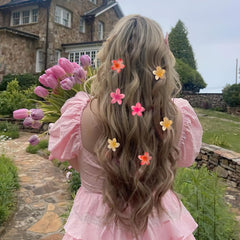 GQLV pinces cheveux fleurs hawaiennes mini, look frais et fixation sûre.