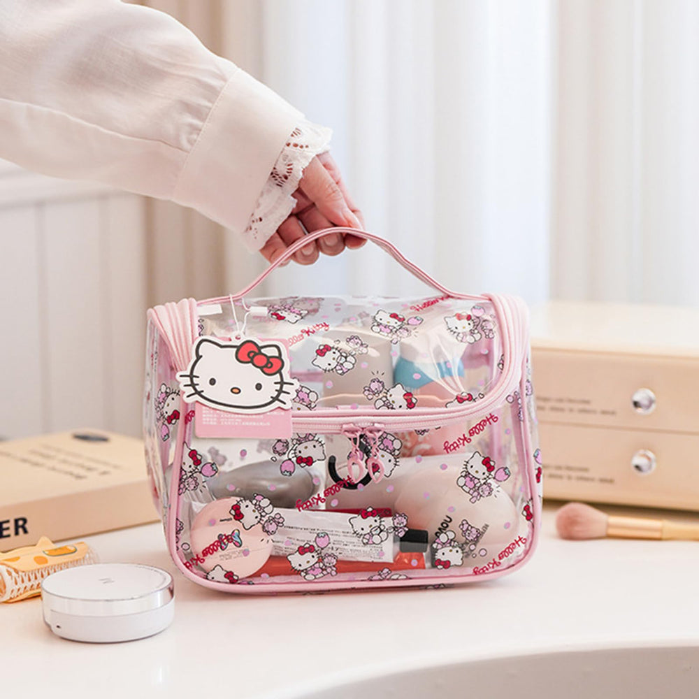 Accessoire beauté transparent, facile à nettoyer et à essuyer.