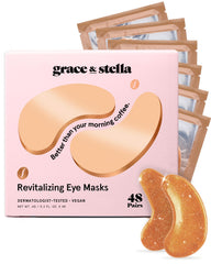 Grace & Stella patchs caféine sous-œil pour un regard éveillé et réduction des poches.