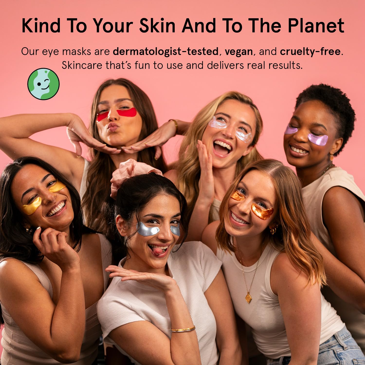 Grace & Stella masques yeux variés, parfaits pour routine beauté maison