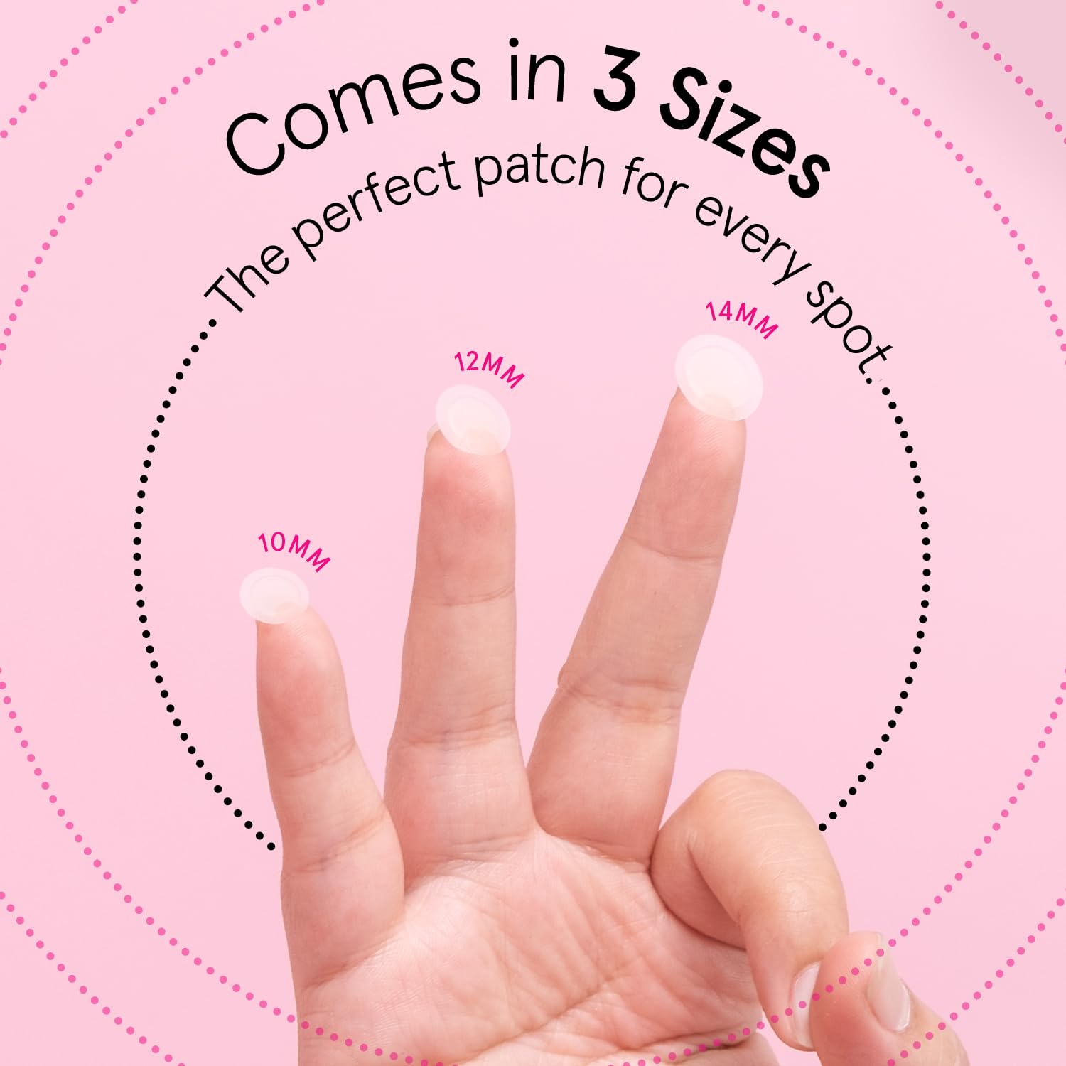 Grace & Stella patch hydrocolloïde 10mm, ajustement précis sur la zone