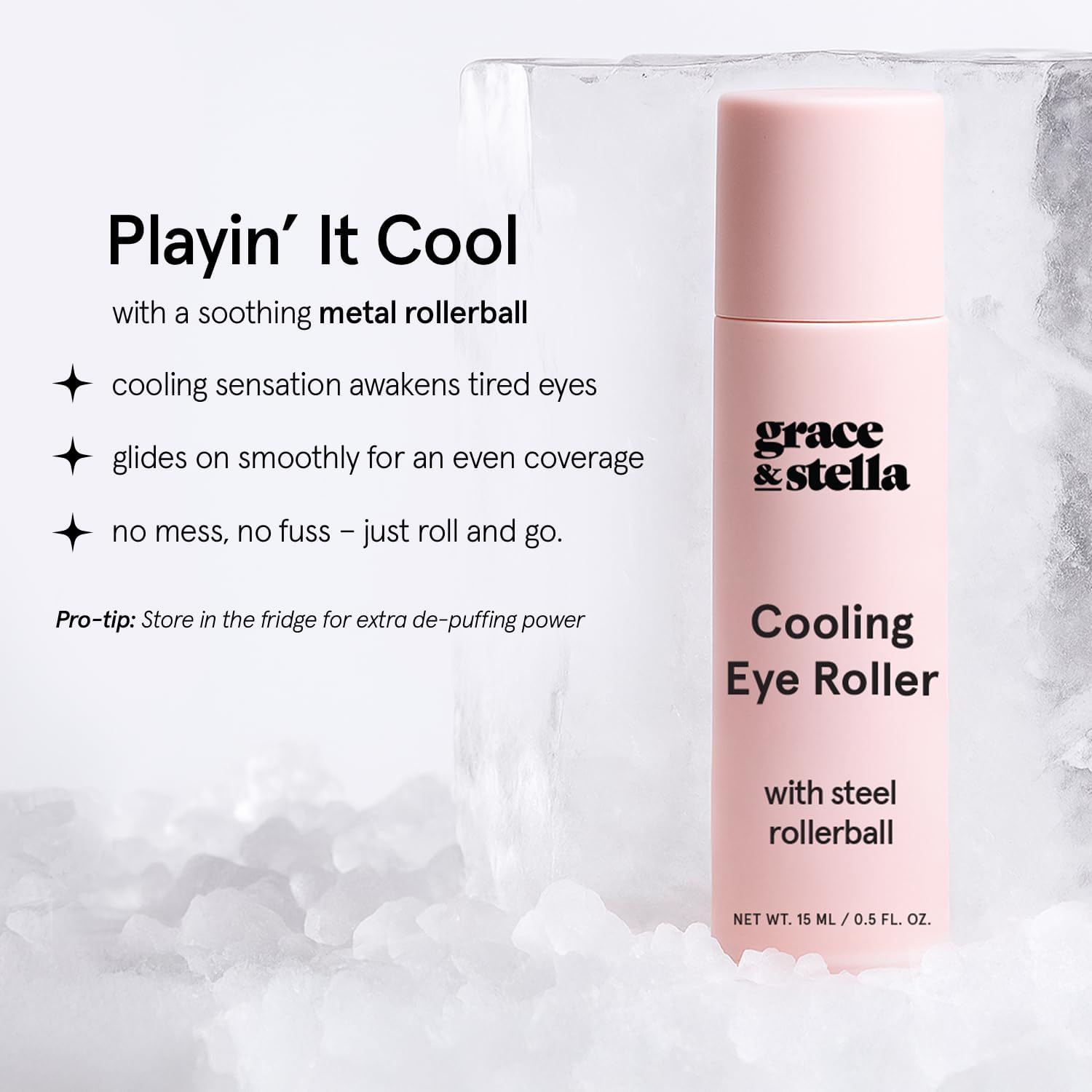 Sérum yeux Grace & Stella caféine et céramide pour réveiller le regard