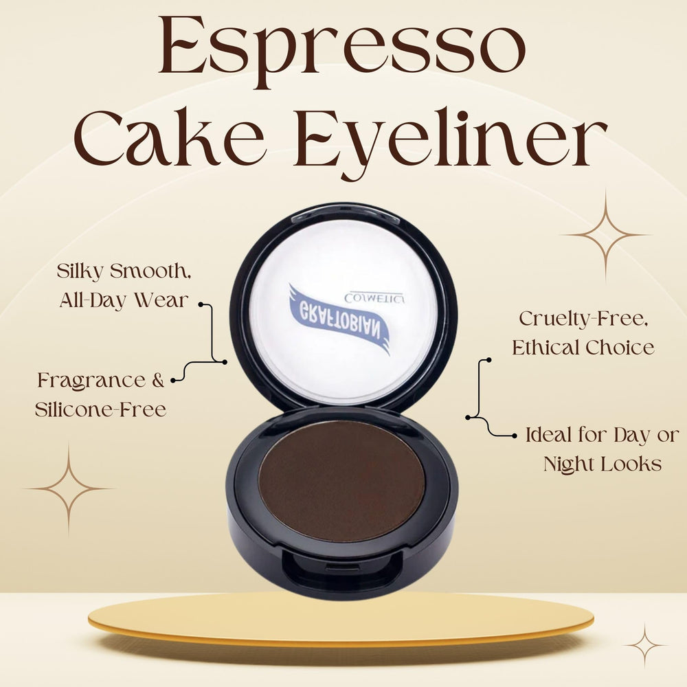 Graftobian Cake Eyeliner blanc Starck, poudre lumineuse pour illuminer le regard.