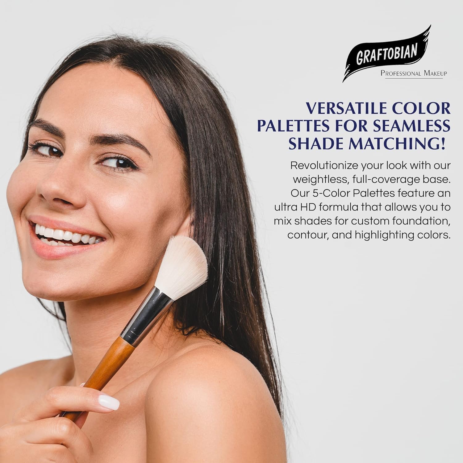 Graftobian HD Glamour Creme Teinte Froid 1 contouring précis sur le visage