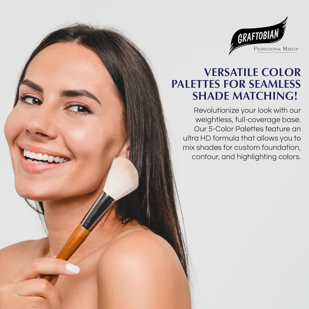 Graftobian HD Glamour Creme Teinte Froid 1 contouring précis sur le visage